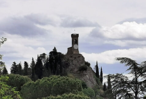 Brisighella – still a view of Torre dell’Orologio on the top of rocky hill - BBofItaly