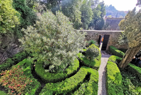 Arquà Petrarca – the garden of Petrarca’s palace - BBofItaly